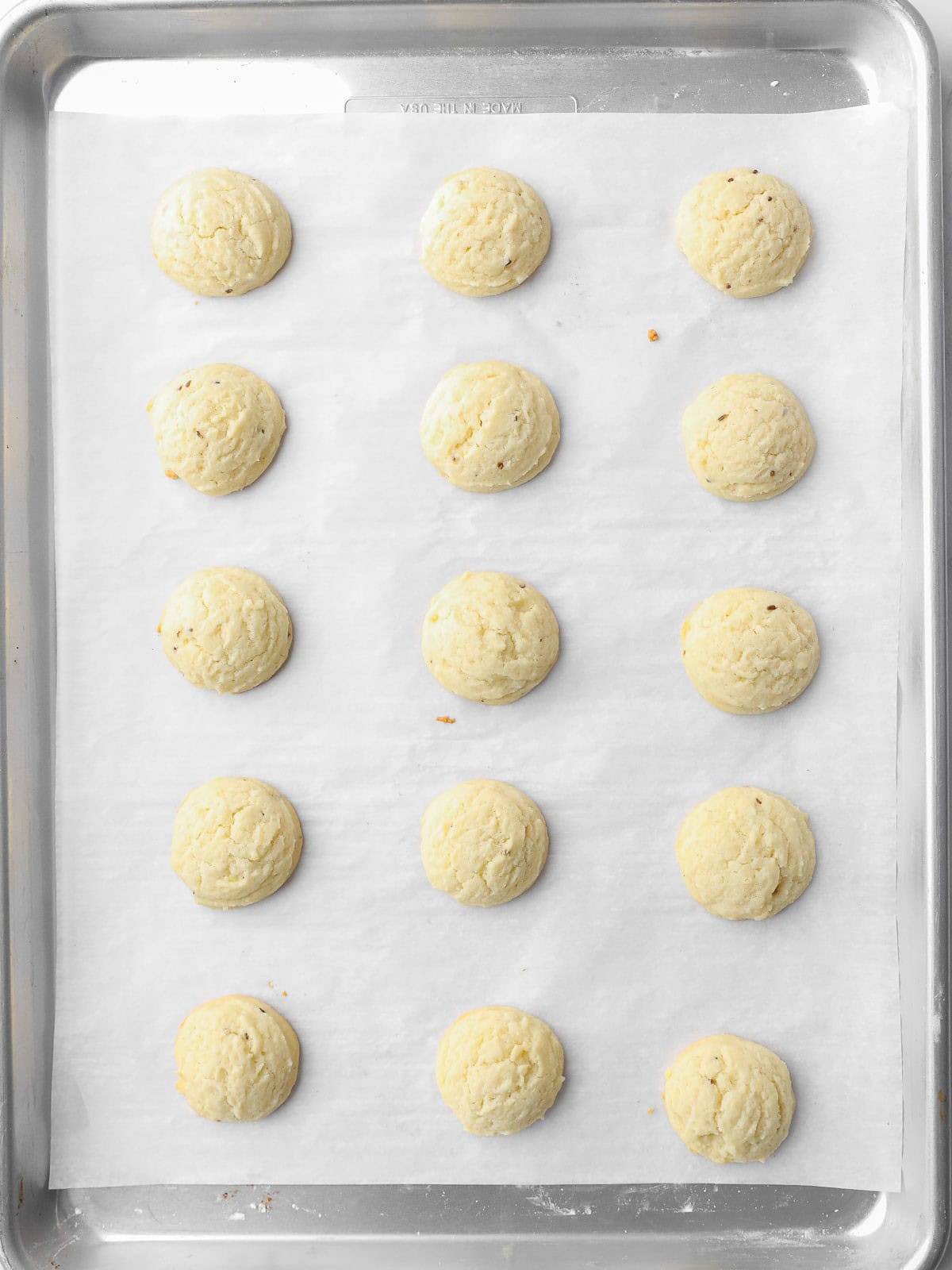 After baking.