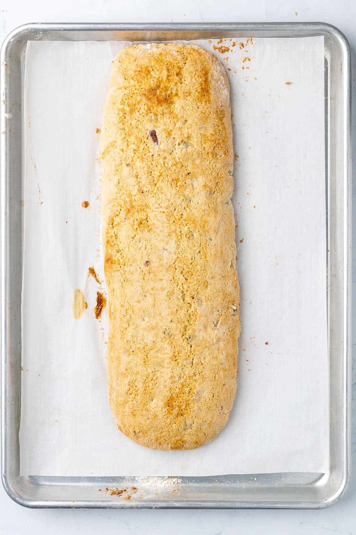 After baking.