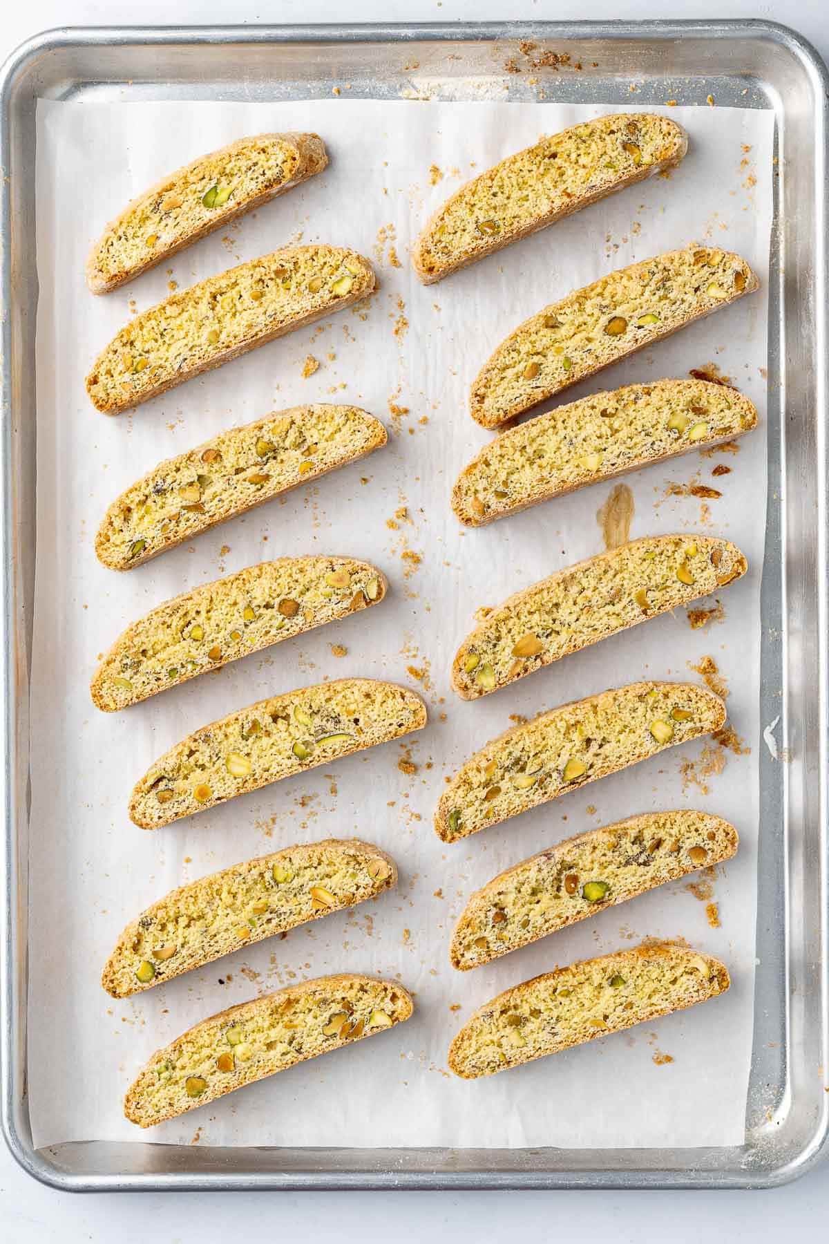 After baking.
