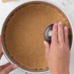 How to make a coconut oil graham cracker crust.
