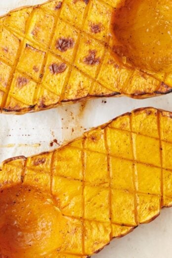 Roasted butternut squash.