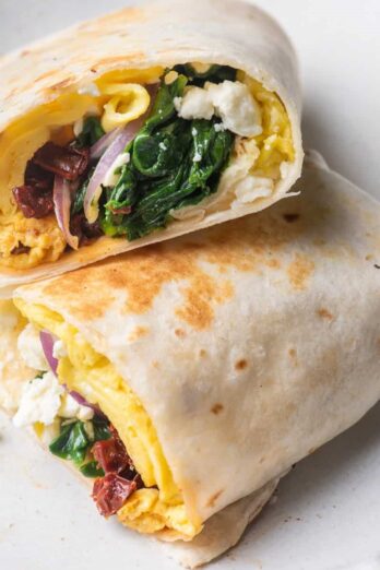 Mediterranean Egg wrap.