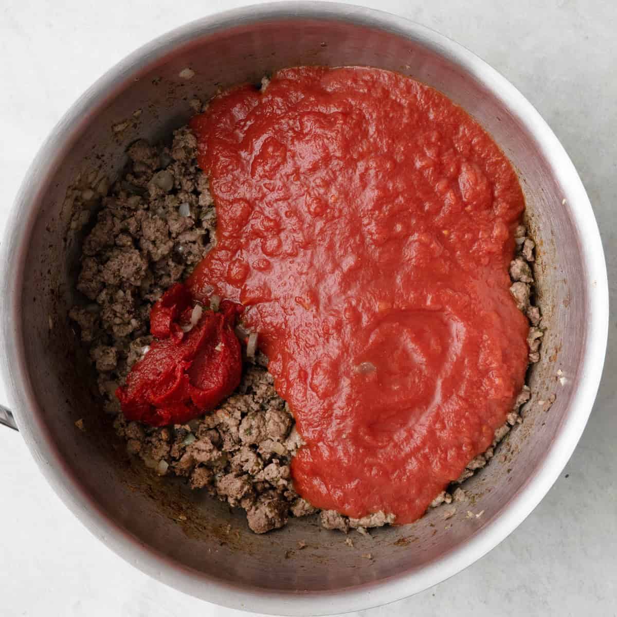 Sauce added.