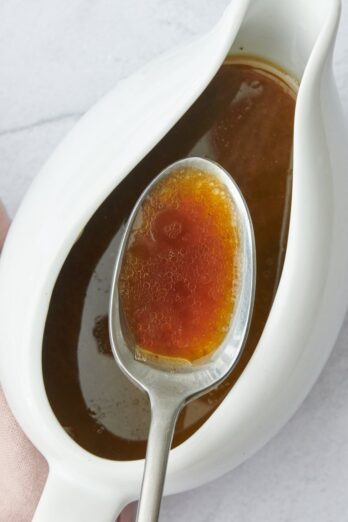 How to make au jus.