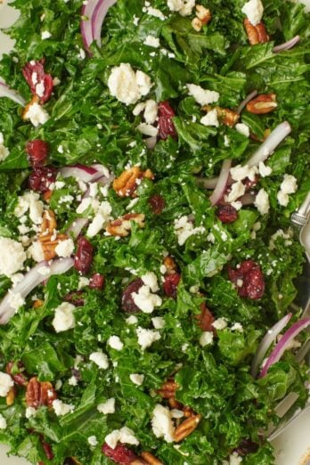 Massaged kale salad.