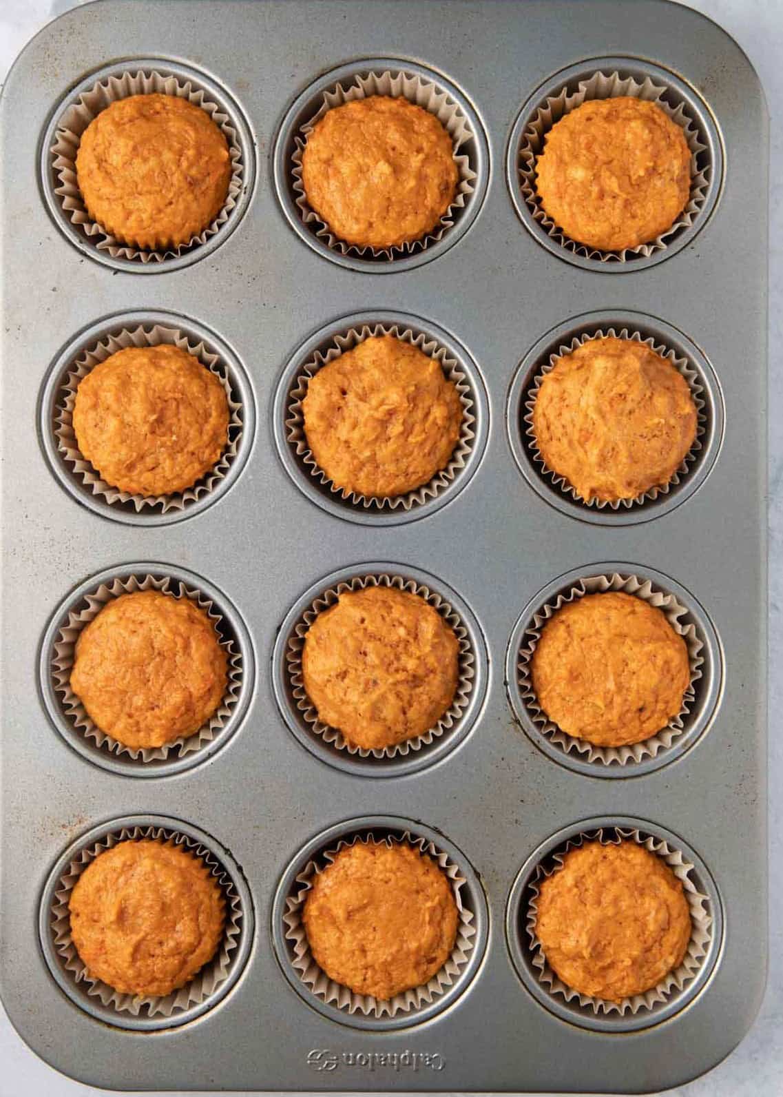 After baking.