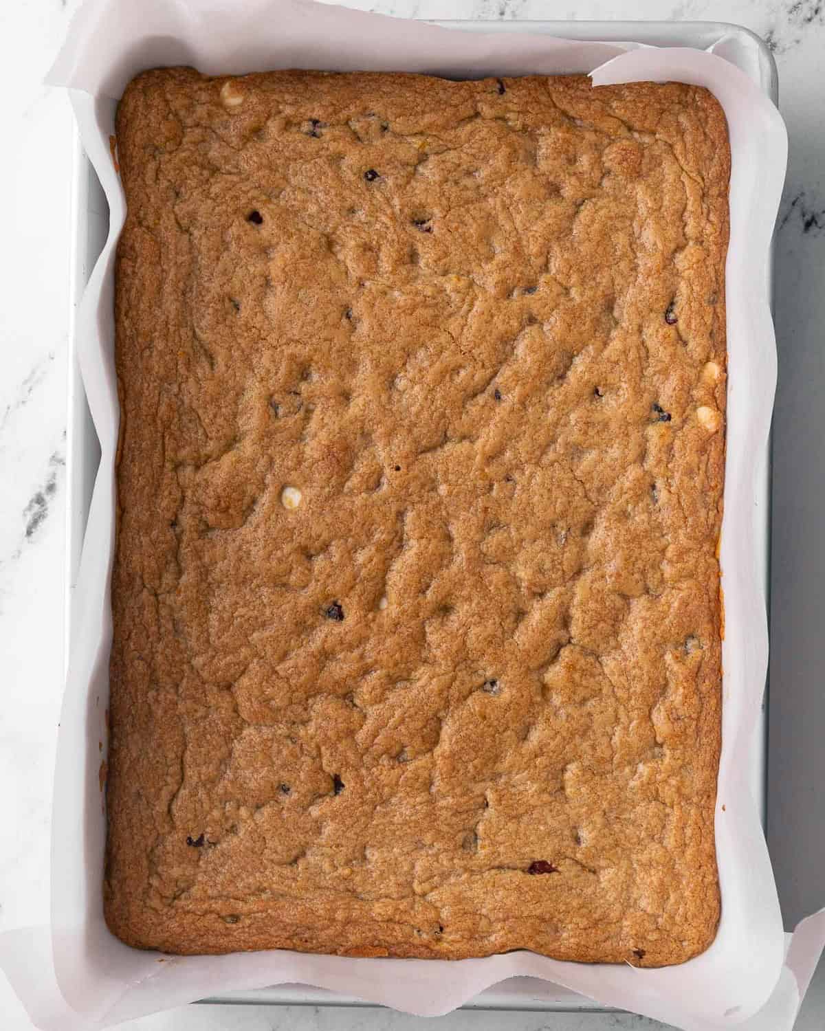 After baking.