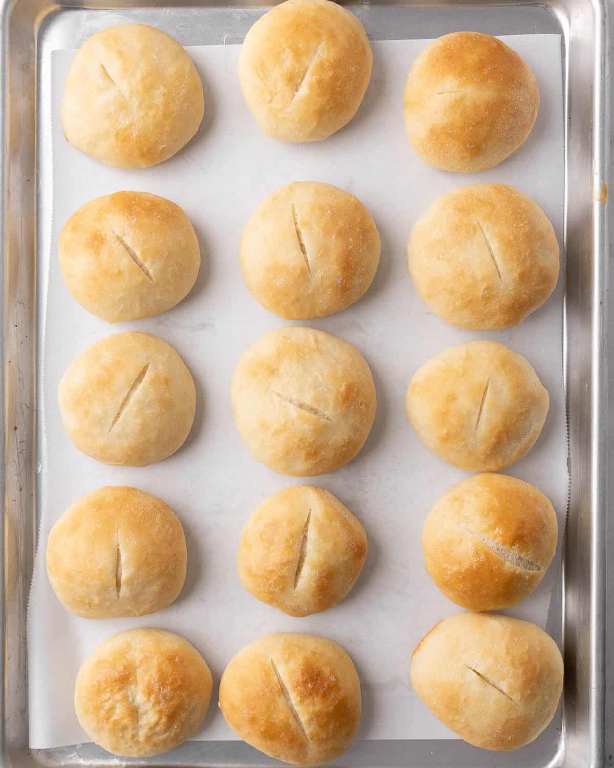 After baking.