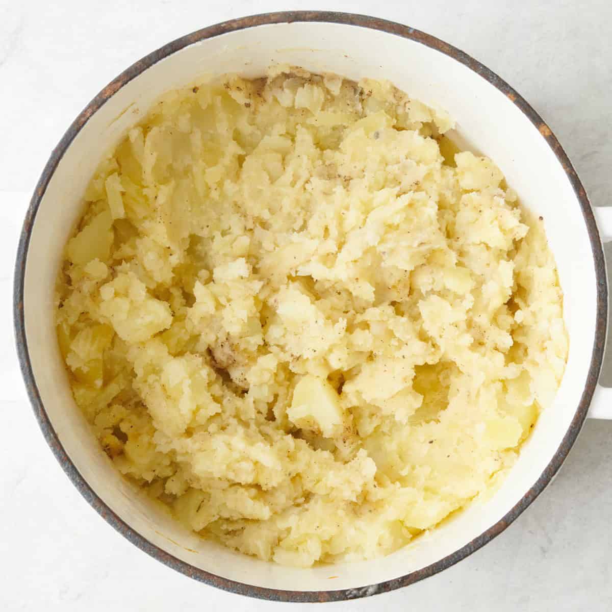 After mashed.