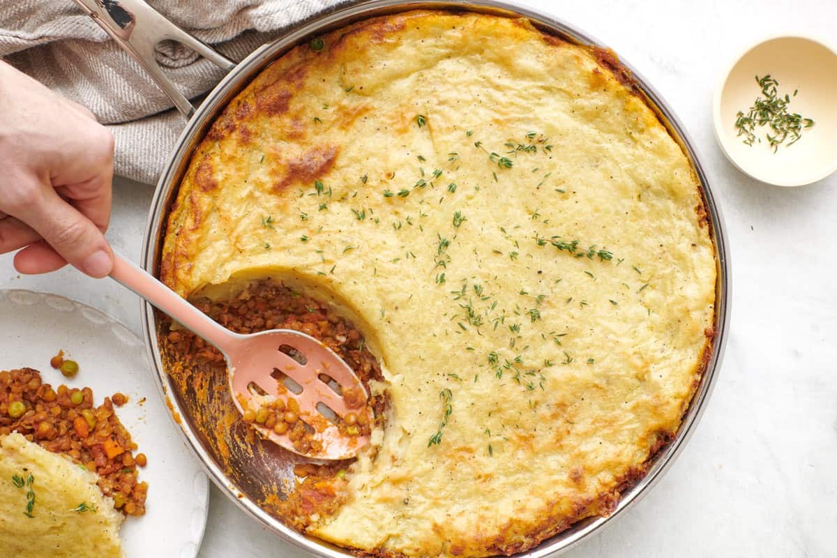 Lentil Shepherd's Pie.