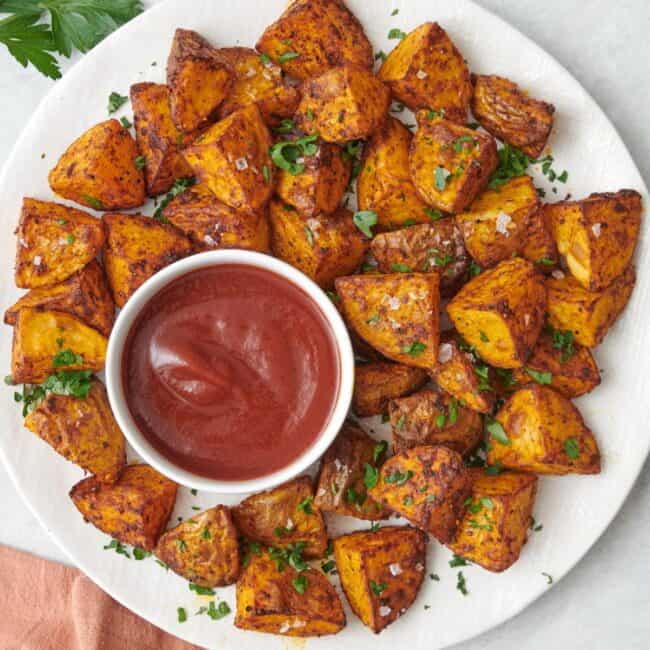 Air Fryer Potatoes.