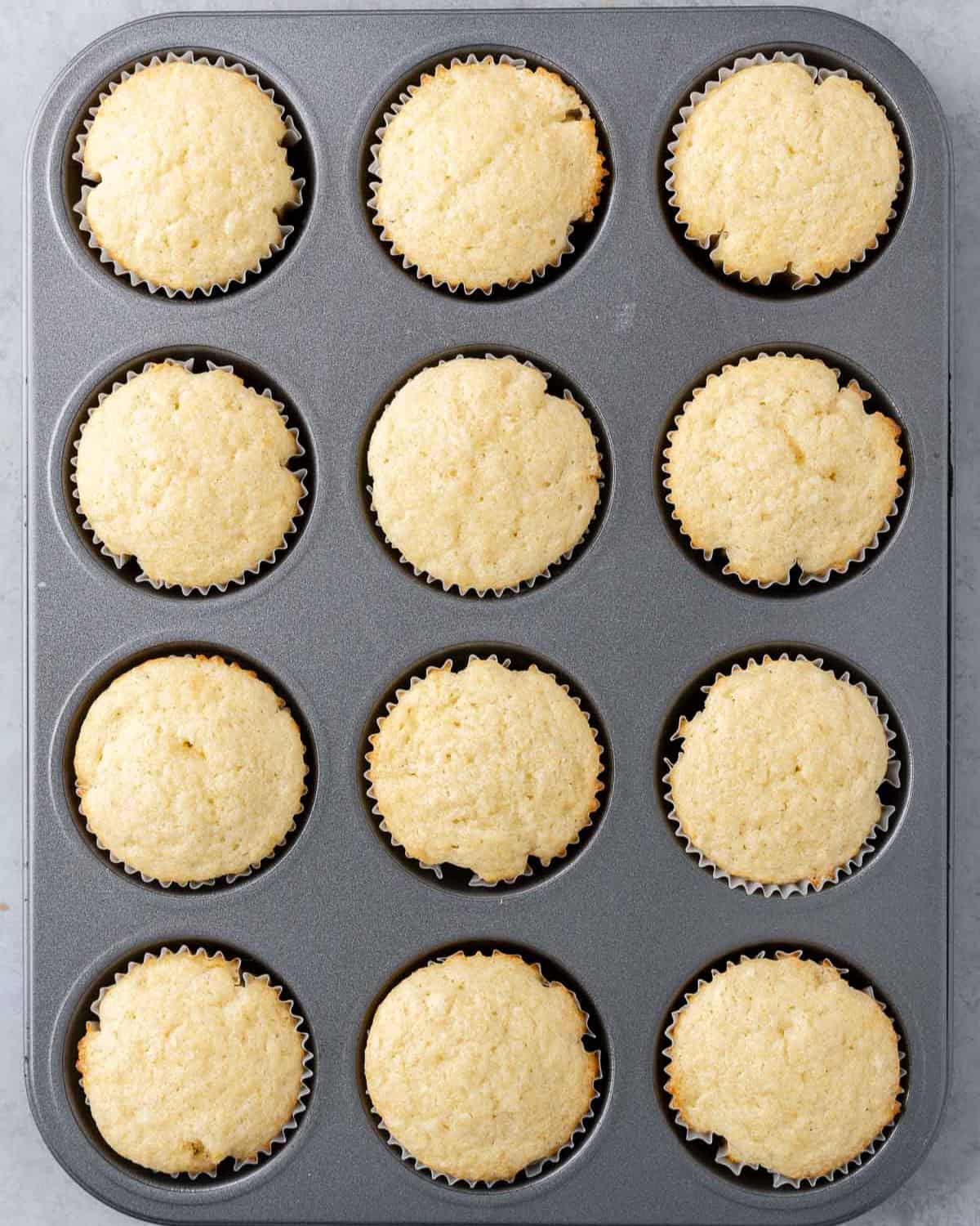 After baking.