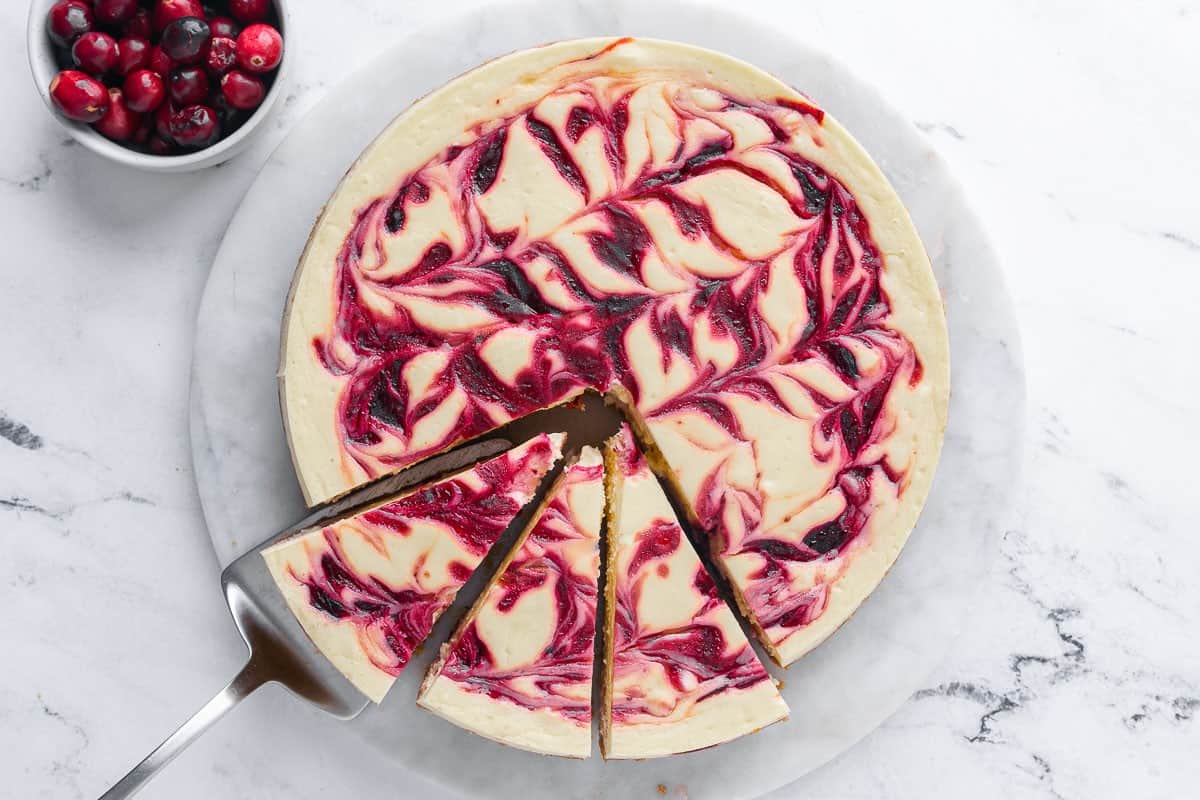 Cranberry Cheesecake.