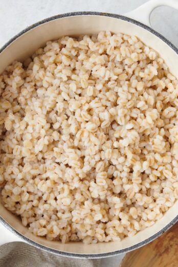 How to cook barley.