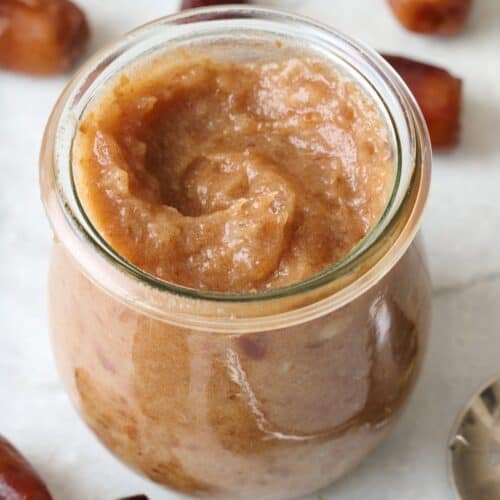 Date paste in a jar.