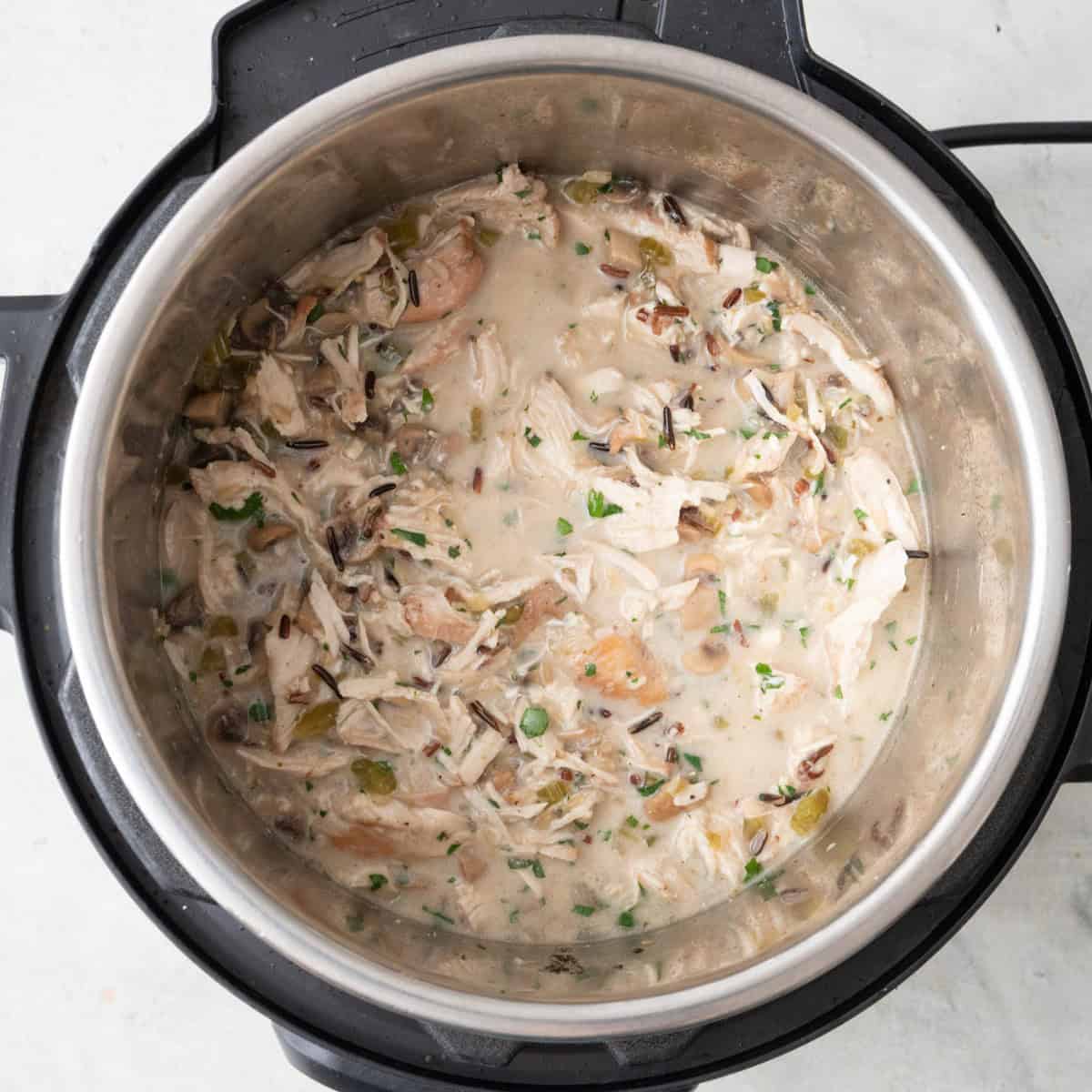 shredded and yogurt stirred in.