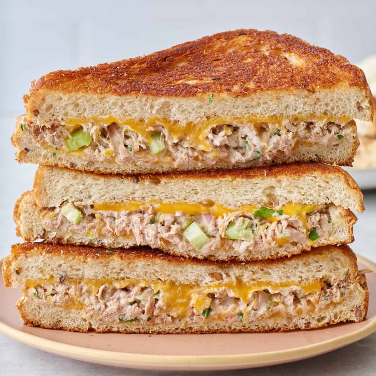 Tuna melt sandwiches.