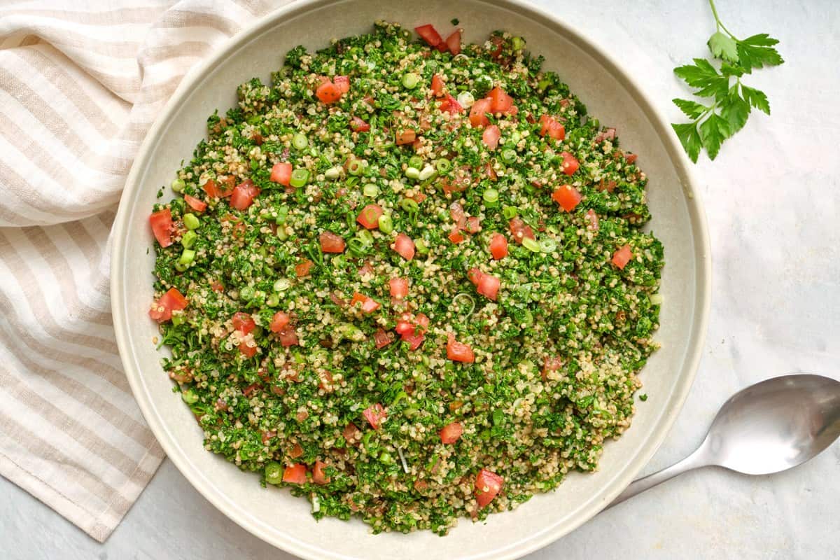 Quinoa Tabbouleh.