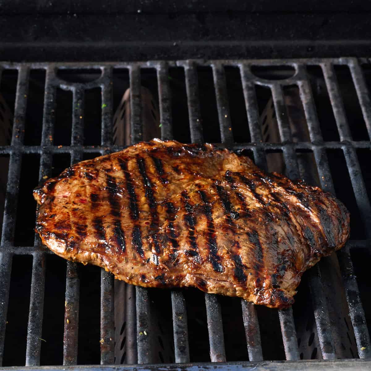 After flipping and grilling.
