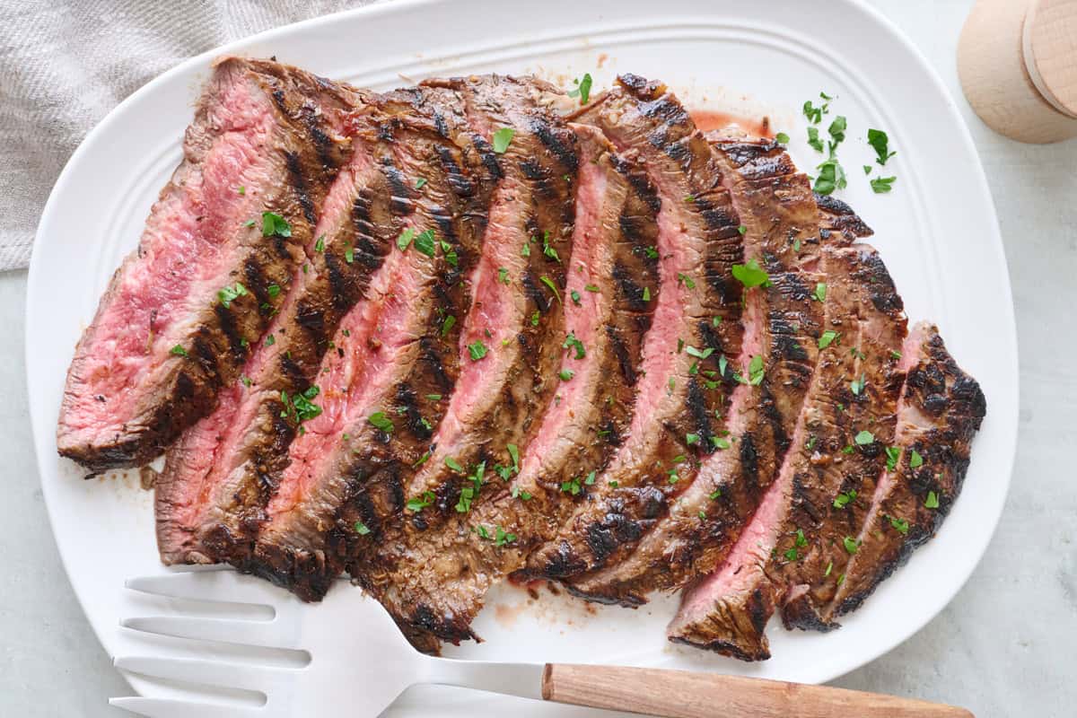 Grilled Flank Steak.
