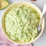 Avocado egg salad recipe.