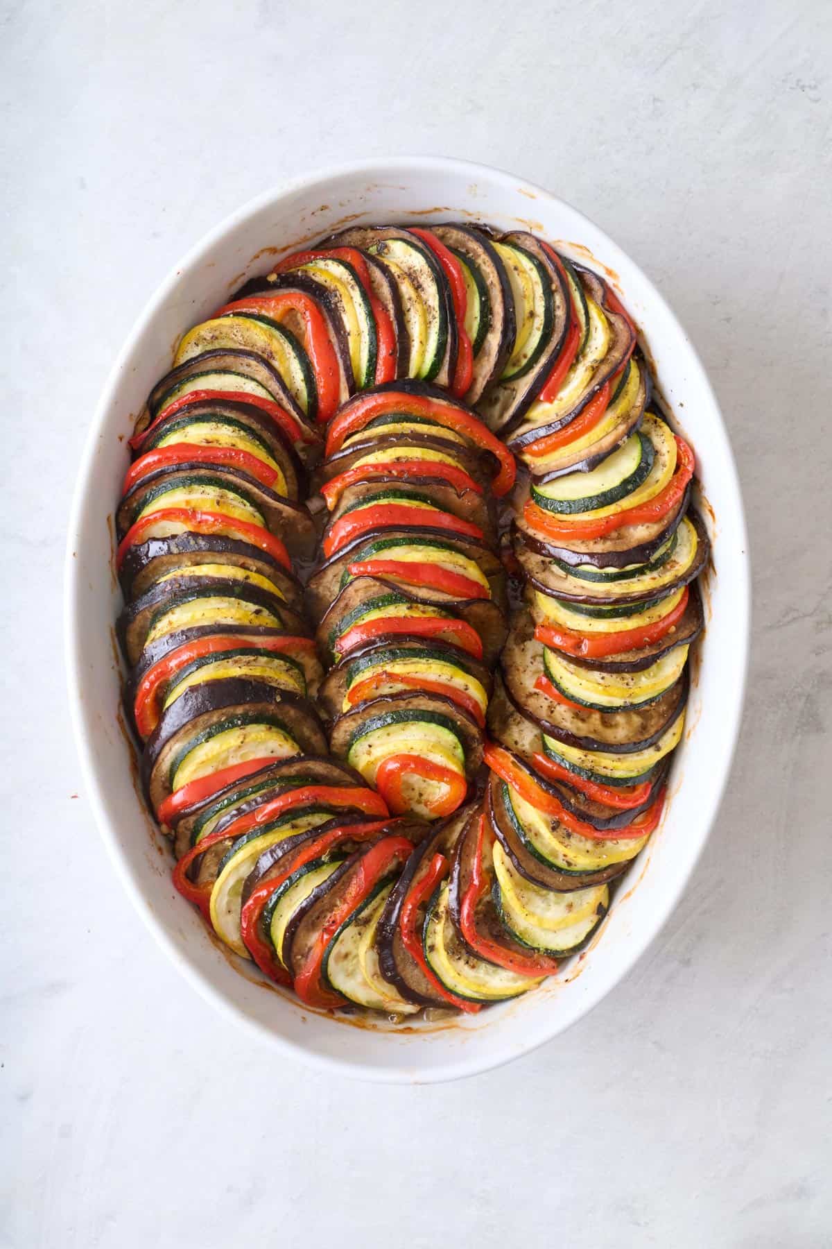 Dish after baking.