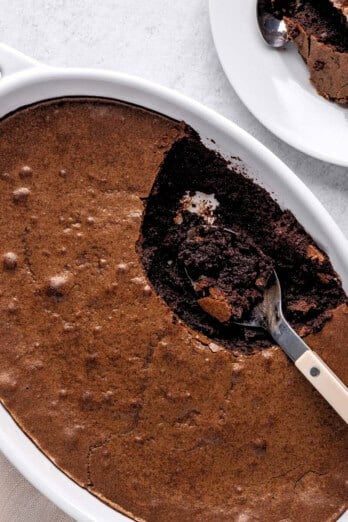 Easy brownie pudding recipe.