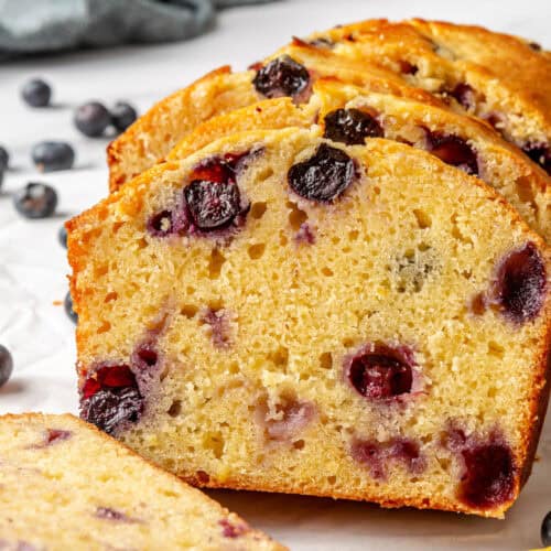 Lemon blueberry bread recipe.