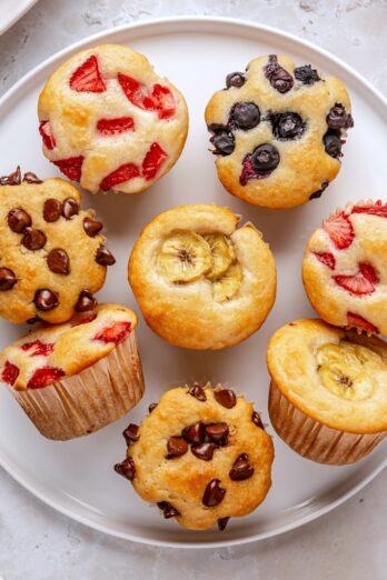 Pancake muffins recipe.