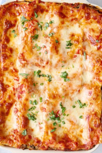 Vegetable lasagna recipe.