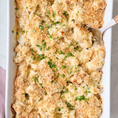 Cauliflower au gratin recipe.