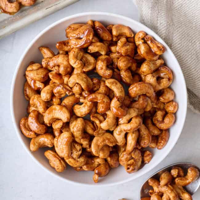 Honey roast cashew recipe.