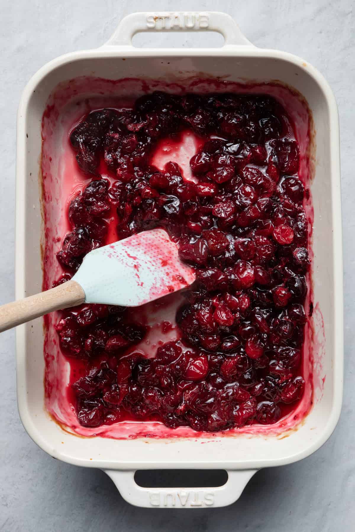 After baking halfway.