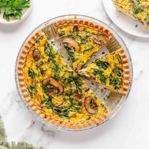Quiche recipe.