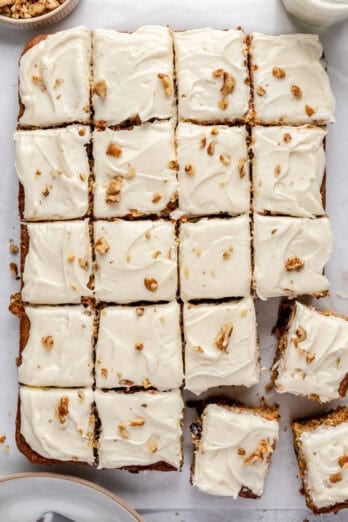 Easy carrot cake recipe.