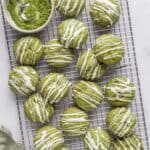 Matcha cookies recipe.