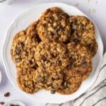 Oatmeal chocolate chip raisin cookies recipe.