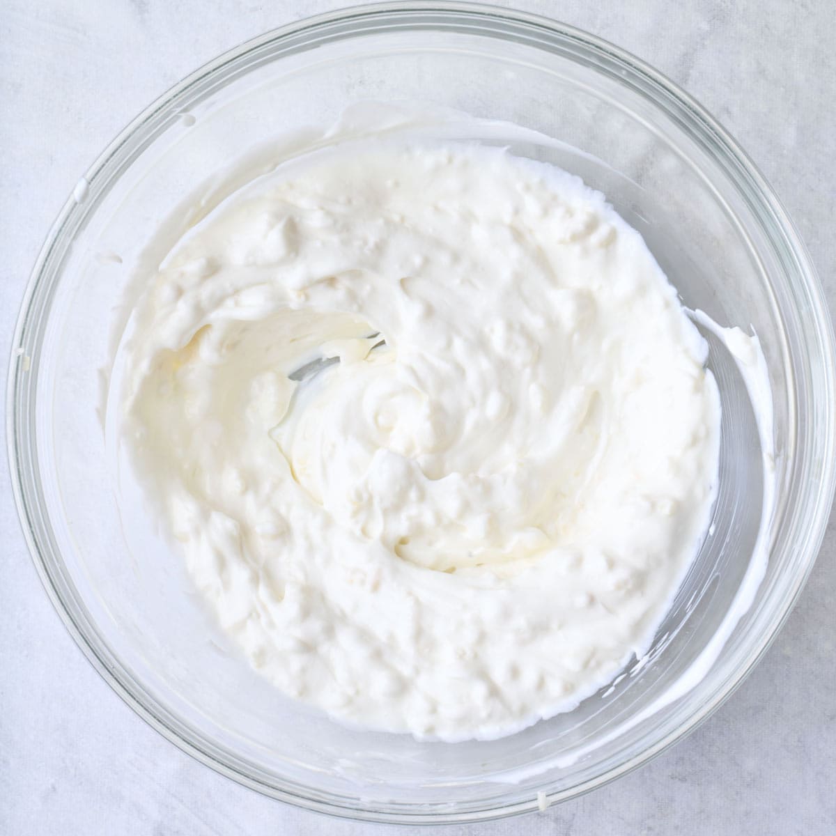 After stirring sauce ingredients together.