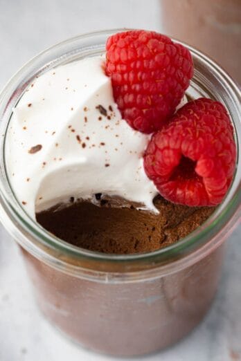 Avocado chocolate mousse recipe.