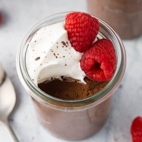 Avocado chocolate mousse recipe.
