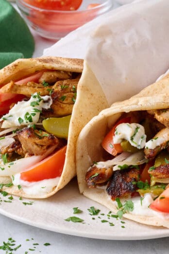 Easy chicken shawarma recipe.