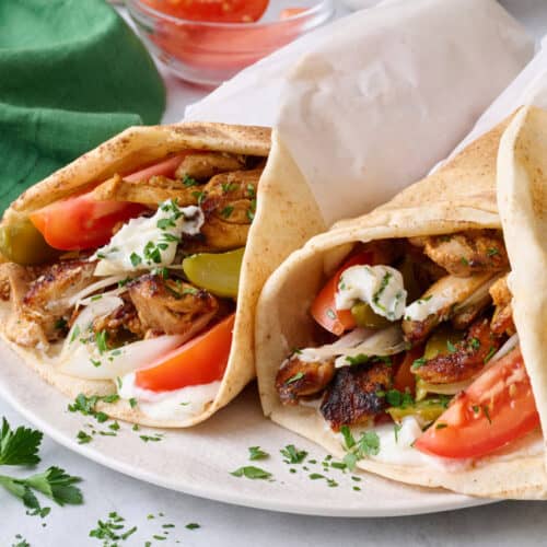 Easy chicken shawarma recipe.