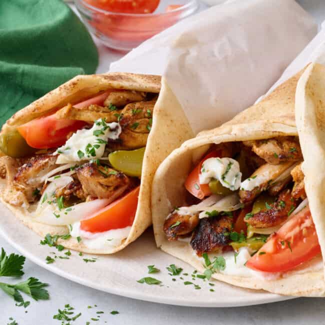 Easy chicken shawarma recipe.