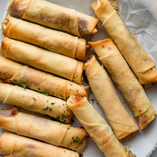 Crispy cheese rolls recipe.