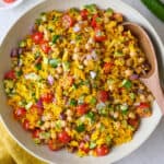 Crispy rice salad recipe.