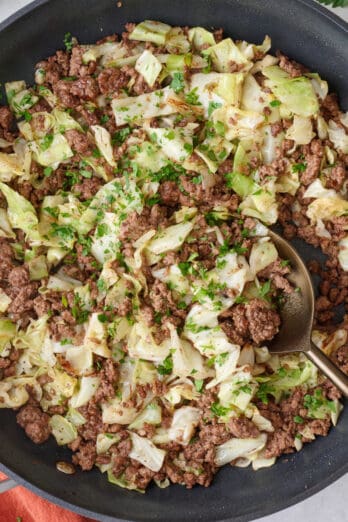 Ground beef and cabbage recipe.