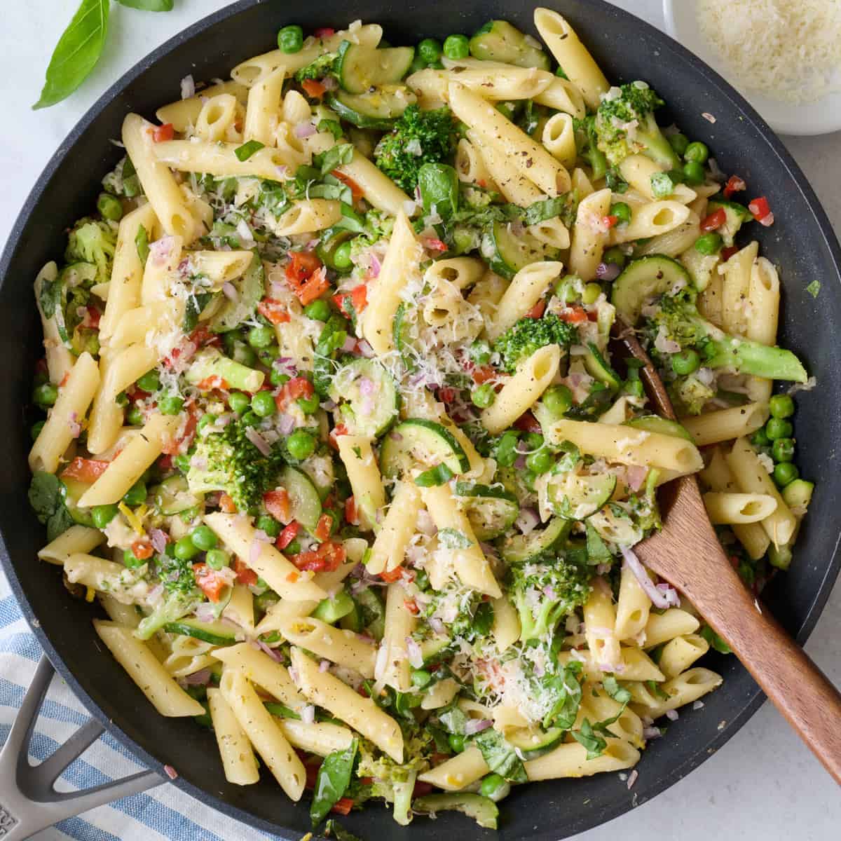 Pasta primavera recipe.