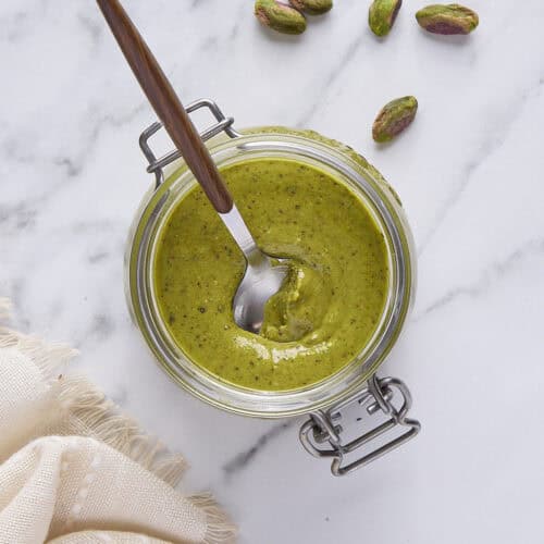 Pistachio butter recipe.