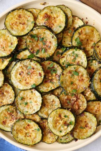 Roasted zucchini recipe.
