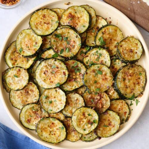 Roasted zucchini recipe.